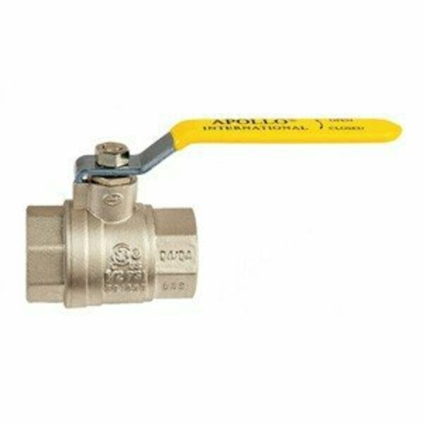 Apollo Valve, 1-1/2in. Import, Threaded, 2-Piece, Full Port, NPT, Brass Ball Valve, 600 CWP, CSA, UL, FM 94A-107-01